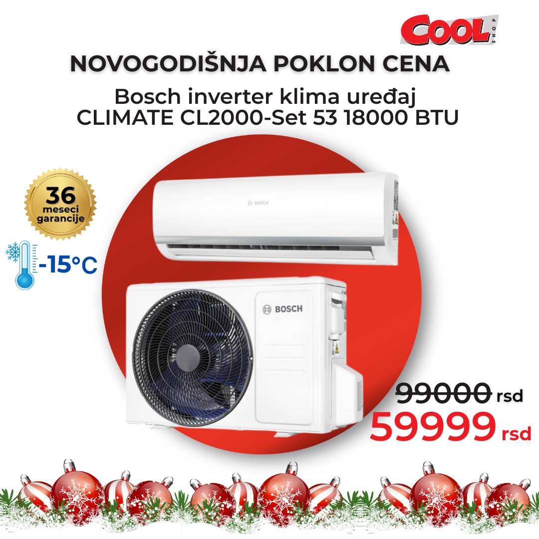 Bosch klima inverter CLIMATE CL2000-Set 53 18000 BTY - Cool Shop